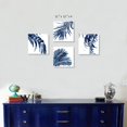 thumbnail image 2 of Leaf Artwork Paintings Wall Art: Palm Leaves Picture Print on Canvas for Office Bedroom (12" W x 12" H x 4 PCS, Multi-Sized), 2 of 6