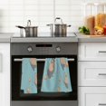 thumbnail image 4 of Yayeee 100% Cotton Hand Towels for Bathroom 16" x 28" Soft Absorbent Kitchen Towel, Cartoon Capybaras, 4 of 7