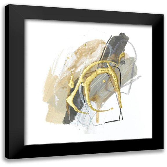 Vess, June Erica 12x12 Black Modern Framed Museum Art Print Titled - Metallurgy II