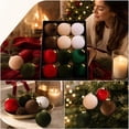 thumbnail image 4 of Hanging Ball Ornaments for Christmas Tree, Plastic Holiday Decorations Set, 4 of 7