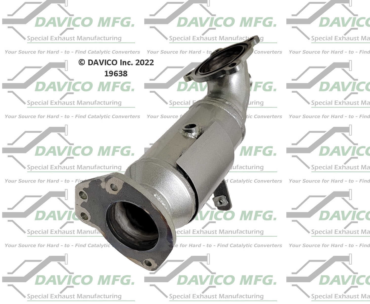 Davico Mfg 19638 Direct-Fit Catalytic Converter