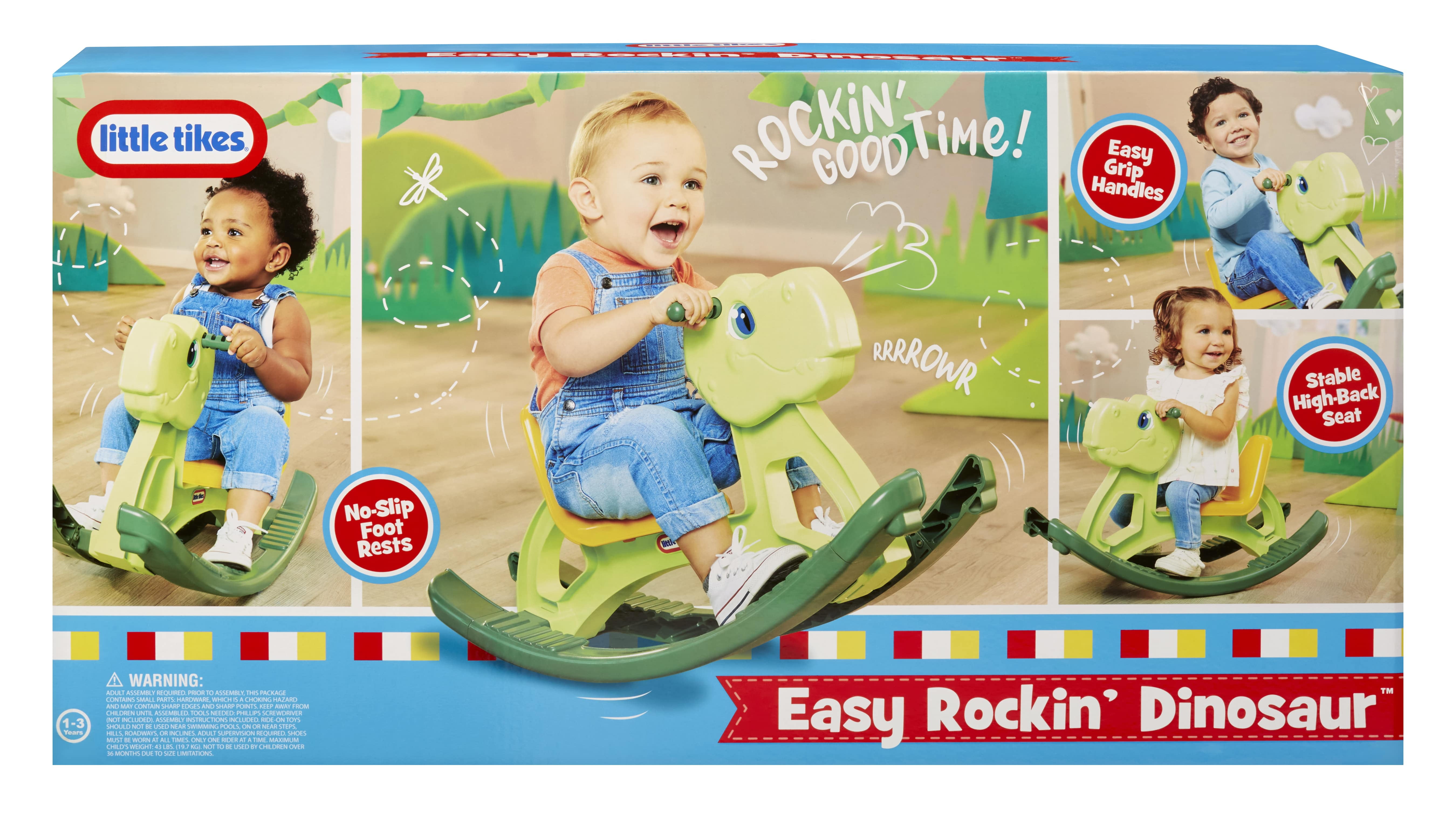 Little Tikes Easy Rockin Dino Ride-on, Ages 1.5 to 5 Years