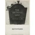 thumbnail image 2 of Anonymous 18x24 Gold Ornate Framed and Double Matted Museum Art Print Titled - The Vietnam War, Died December 31, 1971 May it Rest in Peace (1971), 2 of 4