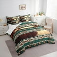 thumbnail image 3 of Castle Fairy 7-Piece Cow Aztec King Bedding Comforter Set, 3 of 8