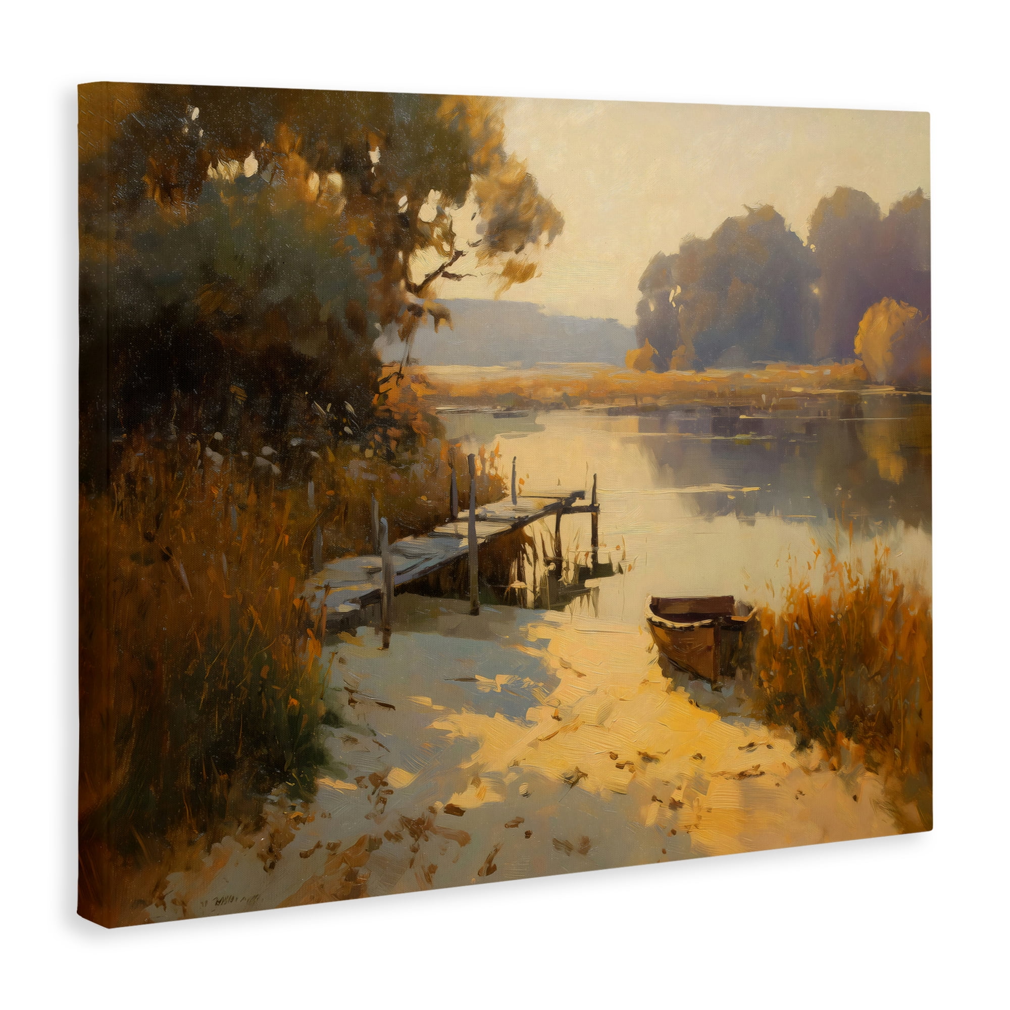 Golden Hour in Autumn Canvas Wall Art, design by Arlington Prints