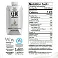 thumbnail image 4 of Genius Gourmet All Natural Keto Shakes Ready to Drink - Low Carb Keto Snacks to Go | Premium MCTs, 1g Sugar, 6g Protein (Vanilla, 12 Pack), 4 of 6