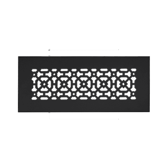 Achtek AIR RETURN 4"x12" Duct Opening (Overall Size 6"x14") | Heavy Cast Aluminum Air Grille HVAC Duct || Powder Coated