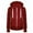 Wine, variant on pstuiky Women's Hoodies Zip up Plain Hoodies Long Fuzzy Fleece Jacket Coat Open Front Cardigan with Pockets