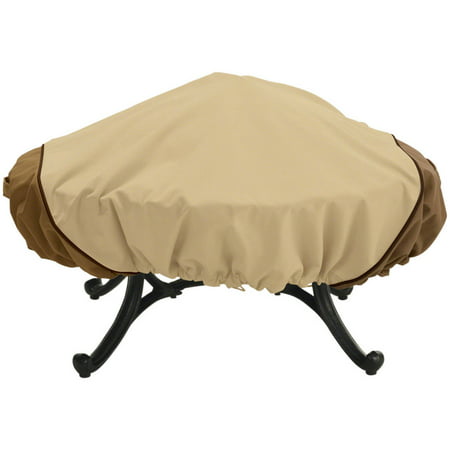 Classic Accessories Veranda™ Fire Pit Cover Round - Water Resistant Outdoor Furniture Cover, 60