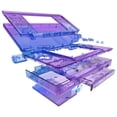 thumbnail image 2 of eXtremeRate Gradient Translucent Bluebell Replacement Full Housing Shell for Nintendo DS Lite, Custom Handheld Console Case Cover with Buttons, Screen Lens for Nintendo DS Lite NDSL - Console Without, 2 of 6