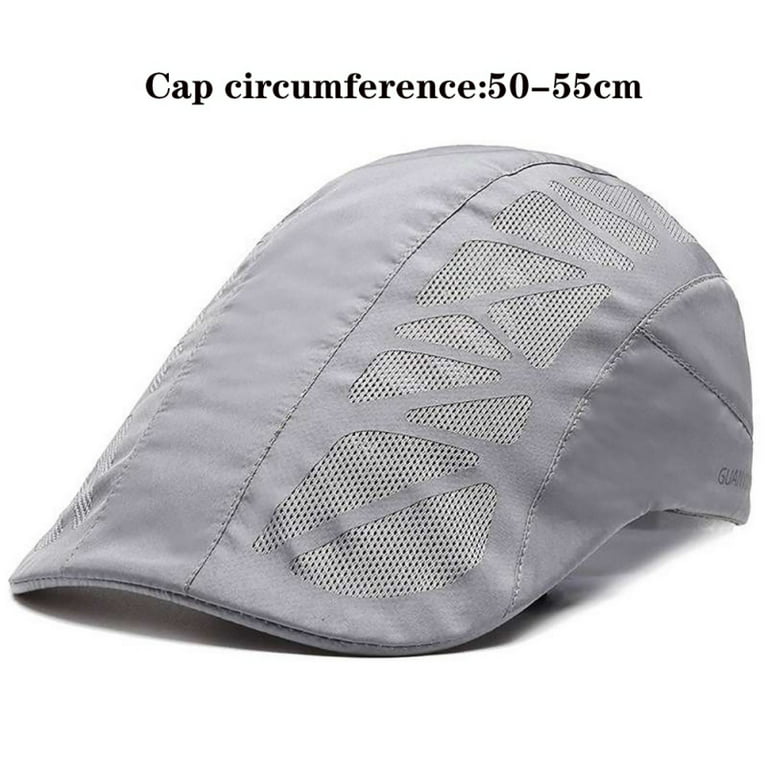 UPF50+Summer Quick-drying Cap Thin Section Tennis Cap Forward Sunscreen  Fishing Hat Male Sun Hats for Adult and Baby Boys