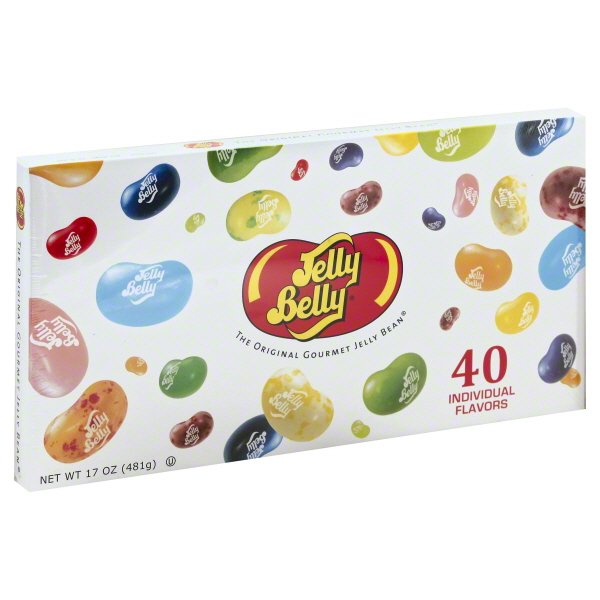 Jelly Belly, 40 Individual Flavors Jelly Beans, 17 Oz