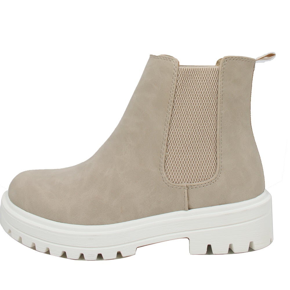 soda chelsea boots clay
