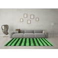 thumbnail image 3 of Ahgly Company Indoor Rectangle Oriental Emerald Green Modern Area Rugs, 6' x 9', 3 of 4