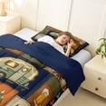 thumbnail image 3 of Erosebridal Kids Camping Twin Comforter Sets,Rustic Farmhouse Adventure Bedding Set For Boys,Reversible navy blue,2-Piece, 3 of 7