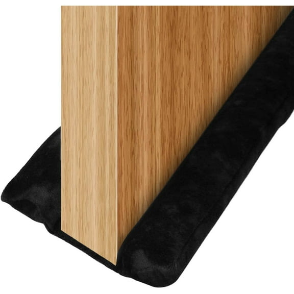 42" Adjustable Door Bottom Draft Bar Soundproofing and Dustproof Sealing Strip for 36-42" Interior Doors (Gray Machine Washable)