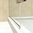 thumbnail image 4 of DreamLine Aqua Ultra 45 in. W x 72 in. H Frameless Hinged Shower Door in Brushed Nickel, 4 of 8