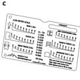 thumbnail image 1 of Ensemble Familial de Cartes Range-R Créatif Outil de Gabarit de Règle de Chasse en Plein Air, 1 of 1