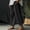 Black, variant on Cotton and Linen Straight Leg Pants for Women Solid Color Elastic Waist with Pockets Lightweight Pants Freedom Fashion Simple and Comfortable Run Sports M Black
