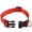 Red, variant on Walbest Basic Nylon Dog Collar with Safety Locking Buckle, Adjustable for Small, Medium, Large Pet and Puppies Accessories (Medium, Red)