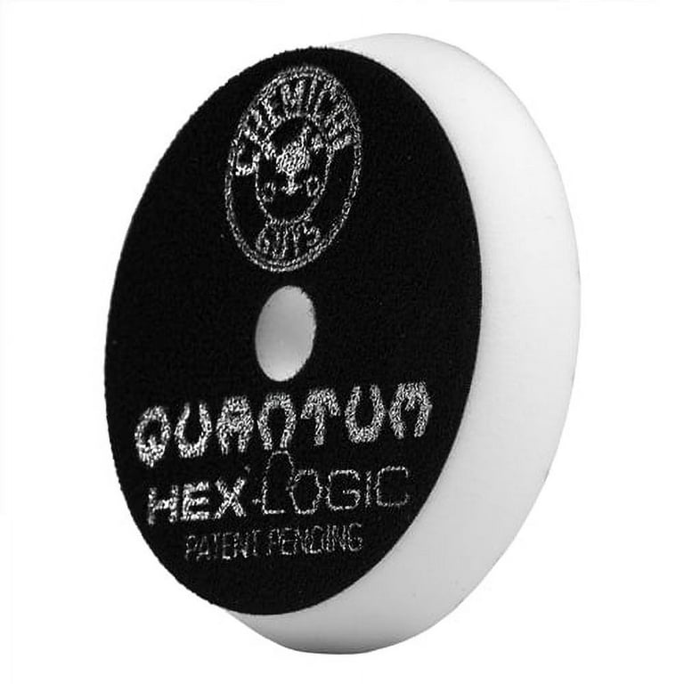 Chemical Guys BUFX114HEX5 Hex-Logic Quantum Light-Medium Polishing Pad White 5.5