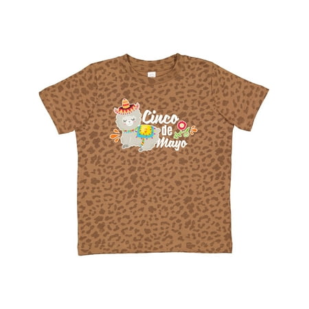 

Inktastic Cinco De Mayo with Llama and Flower Gift Toddler Boy or Toddler Girl T-Shirt