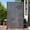 Dark Gray Sand, variant on TopComfy Privacy Screen Outdoor 72" Hx47 W Freestanding Privacy Panel with Stand, HDPE Decorative Privacy Fence with Sandblasting Louver Pattern, Black Sand