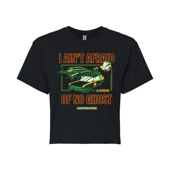 Ghostbusters 2 - Frozen Empire - I Aint Afraid Ecto 1 - Cropped Tee