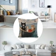 thumbnail image 3 of cats boat illustrationlinen throw pillowcase decoration pillowcase gifting preferred 24x24 inch cushion cover 4 sets sofa pillowcase sofa bedroom living room car, 3 of 8