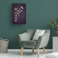thumbnail image 3 of Trademark Fine Art Aureous   Purple Flying Cranes Canvas Wall Art, 3 of 4