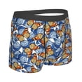 thumbnail image 3 of Bingfone Colorful Butterfly1 Men's Underwear - Casual Stretch Boxer Briefs-Small, 3 of 9