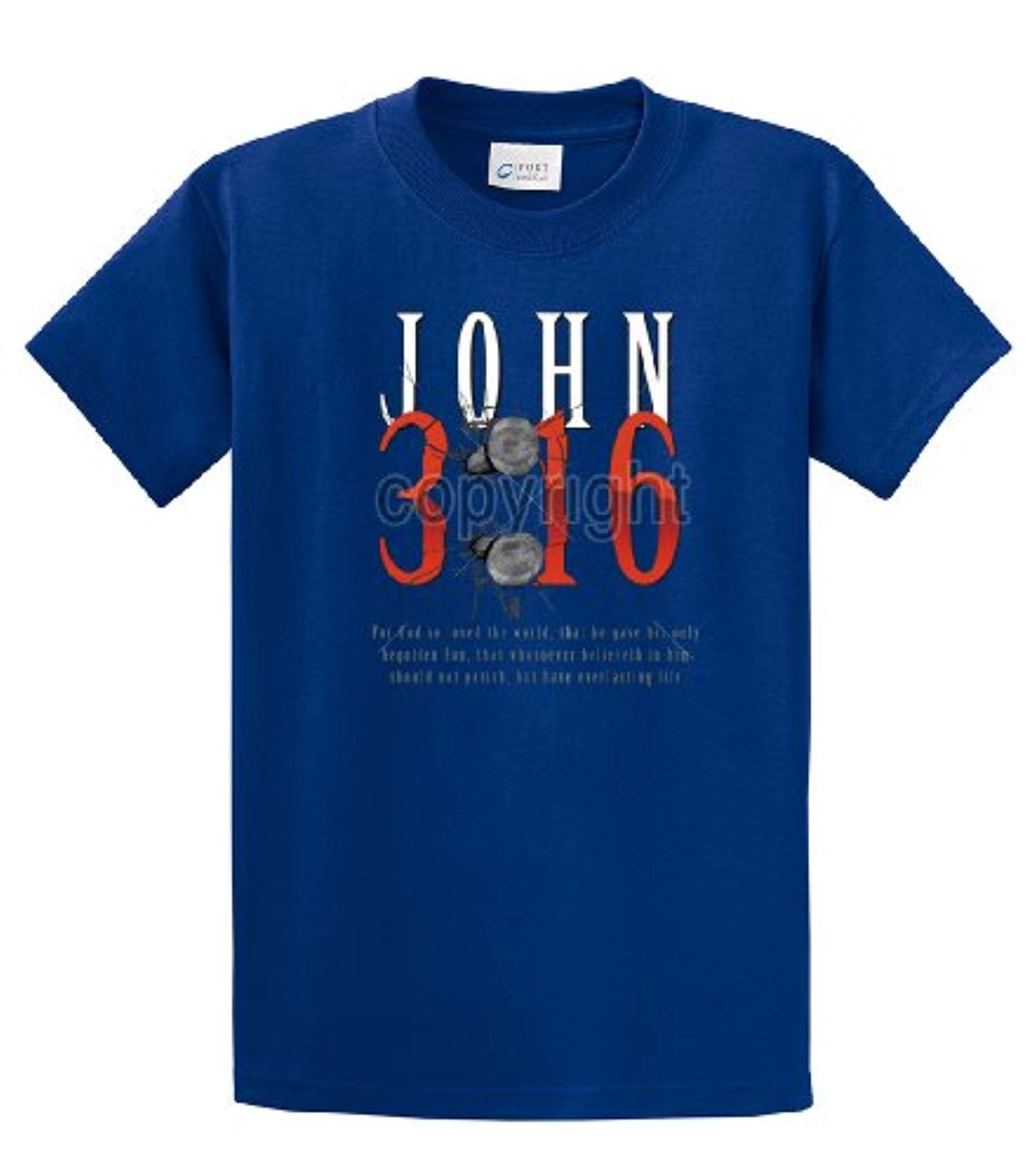 Christian John 3:16 with Nails For God So Loved the World Jesus Men's Short - Bild 59 von 71