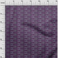 thumbnail image 2 of oneOone Cotton Silk Fabric Stripe|Leaves & Floral Block Print Fabric By The Yard 42 Inch Wide, 2 of 4