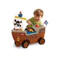 thumbnail image 1 of Little Tikes 2-in-1 Pirate Ship Ride-On Toy and Playset - Kids Ride-On Boat with Wheels, Under Seat Storage and Playset with Figures - Interactive Ride on Toys for 1 year olds and above, Multicolor, 1 of 8