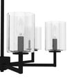 thumbnail image 4 of Hunter - Kerrison 6-light Natural Black Iron, Large Chandelier, Dimmable, Candle Shaped, for Bedrooms, Dining, Living Rooms - 19534, 4 of 7