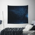 thumbnail image 6 of Balery Blue Glitter Retro Pattern Tapestry 60x51 Inches - Large Wall Hanging Tapestry for Bedroom, Living Room, Dorm Decor - Artistic and Aesthetic Room Decor, 6 of 9