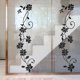 thumbnail image 2 of 2 pegatinas de pared negras, adornos, juego autoadhesivo para decoración de pared, flores, tendencias, vid, 2 of 3