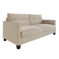 thumbnail image 2 of Castle Place Contemporary Linen Upholstered Sofa, Beige, 2 of 7