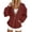 A Red, variant on Hoodies for Women Zip Up Dqueduo Women's Solid Color Thickened Fleece Zip-Up Hooded Long Sweater Jacket – Casual Winter Coat Blue XL