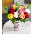 From You Flowers One Dozen Rainbow Red, Orange, Pink, Purple, Yellow