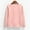 Pink, variant on HOMBOM Lightweight Womens Sweatshirts Trendy Plain Crew Neck Beige Pullover Soft Casual Long Sleeve Sweatshirt L