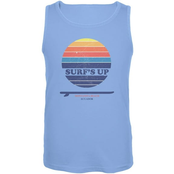 Surf's Up Montanita Beach Ecuador Mens Tank Top