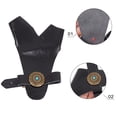 thumbnail image 2 of Longbow bow-hand 2 Finger glove Hand Protection Archery Hunting Guard Leather, 2 of 10