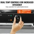 thumbnail image 3 of VEVOR 16-Inch Electric Crepe Maker Commercial Crepe Machine 3400W Double Head, 3 of 9