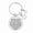 YXX002 钥匙扣 银色, variant on Metal Keychain with Five-Pointed Star Inspirational Engraving for Best Friends and Sisters Holiday Gift Keychain