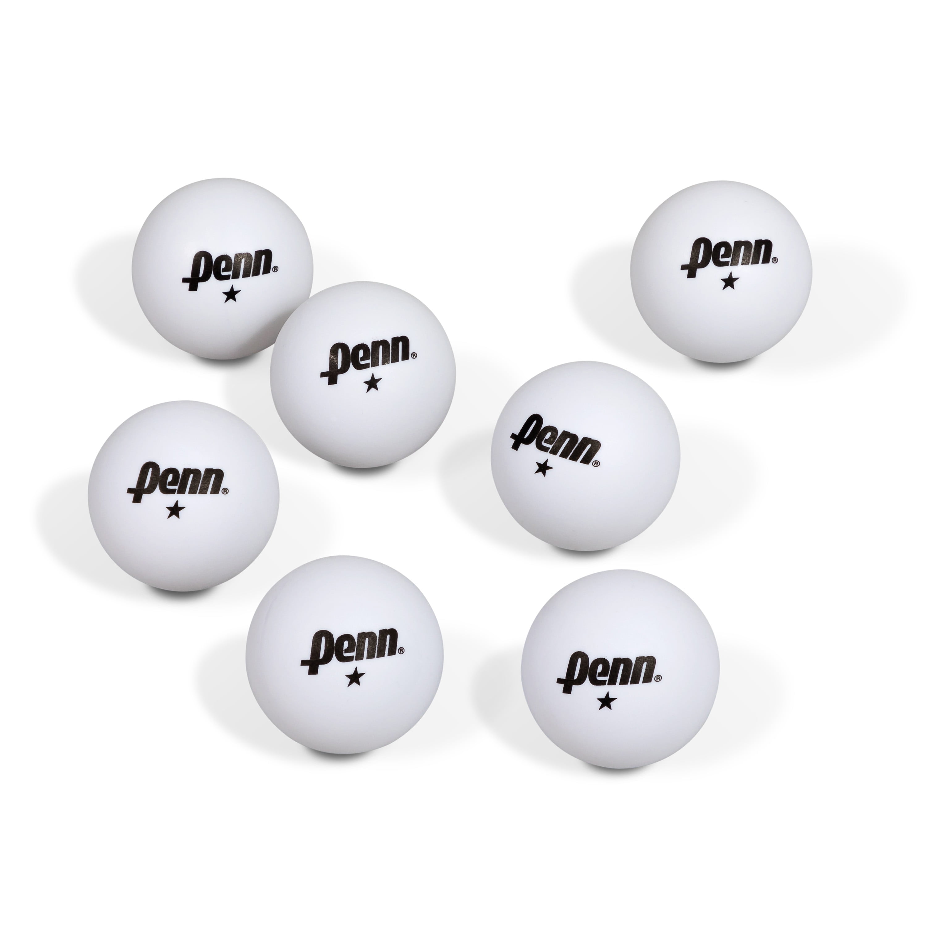 Penn 40mm 1 Star White Table Tennis Balls Box Of 36 Official