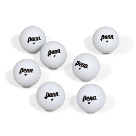 Penn 1-Star Table Tennis Balls, 40mm, White, 36 (Best Ping Pong Balls)