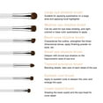 thumbnail image 2 of Beleza, Cuidado e Higiene Juego de 7 brochas para sombra de ojos, brochas para maquillaje de ojos, brocha para sombra de ojos Labymos Natural, 2 of 7