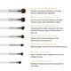thumbnail image 2 of Juego de 7 brochas para sombra de ojos, brochas para maquillaje de ojos, brocha para sombra de ojos yeacher Juego de pinceles para sombras de ojos, 2 of 7