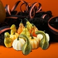thumbnail image 4 of Foam Pumpkins DIY Decoration Mini Artificial Pumpkins for Halloween Decorate 12pcs Multicolor, 4 of 8